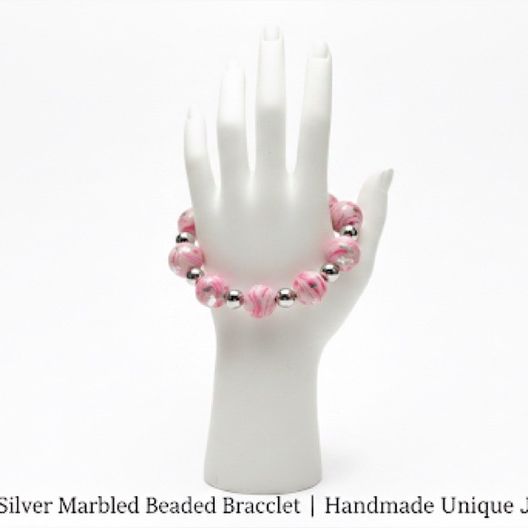 Handmade Polymer Clay Beaded Bracelets – Unique & One-of-a-Kind - Picture 6 of 16